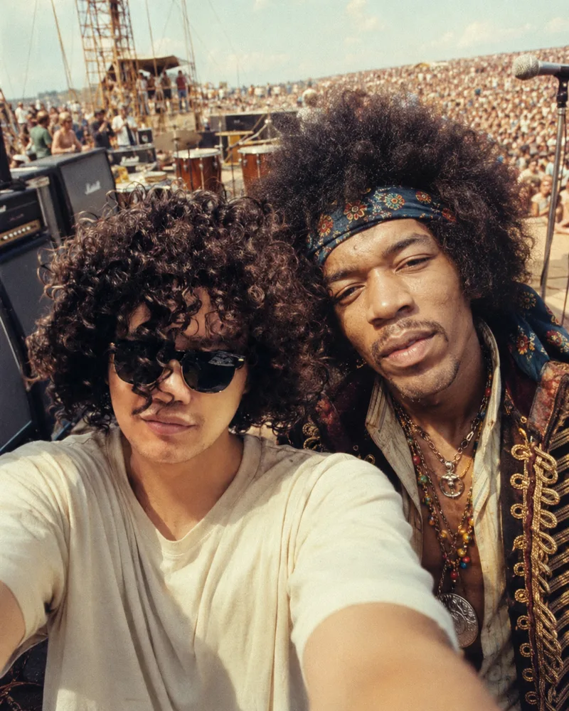 Jimi Hendrix at Woodstock